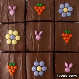 Easter brownies