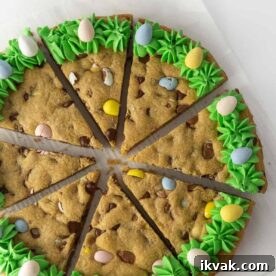 Easter cookie cake