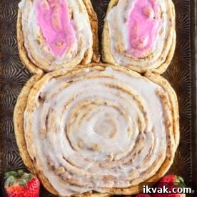 Bunny cinnamon rolls