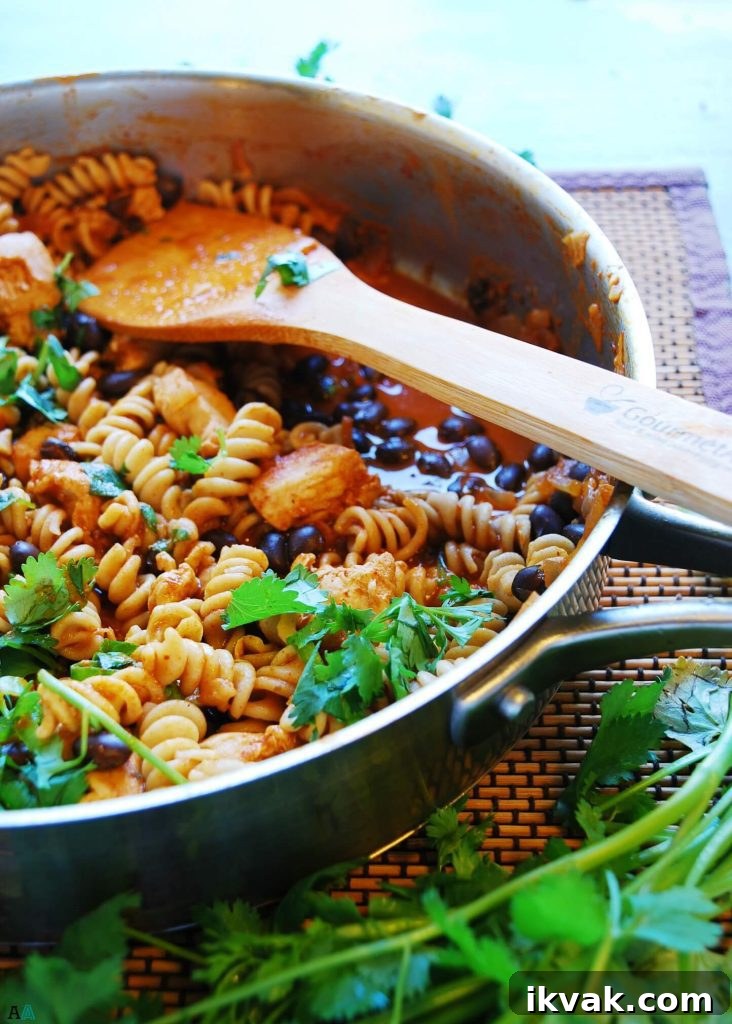 Chicken Enchilada Pasta (Gluten, dairy, egg, soy, peanut and tree nut free; top 8 free) Dinner recipe by AllergyAwesomeness.com