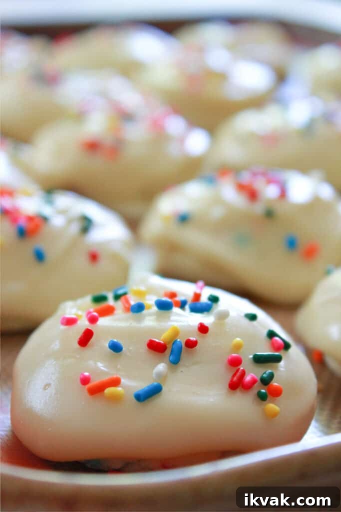 Texas Sheet Cake Cookies Made with a Cake Mix featured by top US cookies blogger, Practically Homemade