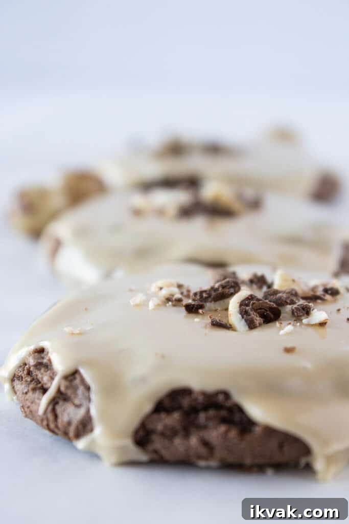 Easy Chocolate Espresso Sheet Cake Cookies Recipe featured by top US cookie blogger, Practically Homemade
