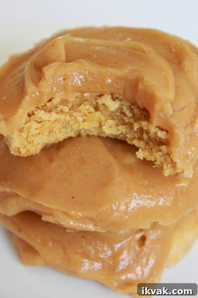 Texas Sheet Cake Cookies Made with a Cake Mix featured by top US cookies blogger, Practically Homemade