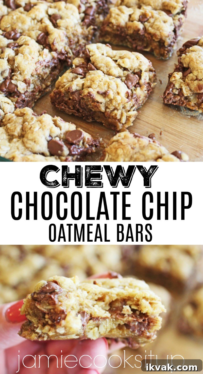 Chewy Chocolate Chip Oatmeal Bars Recipe for Soft, Mess-Free Snacks 2 img 13726 13