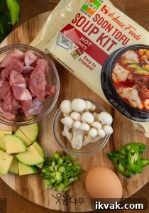 Soondubu Jjigae: Spicy BCD Soft Tofu Stew Kit for Home Cooking 7 img 14216 11