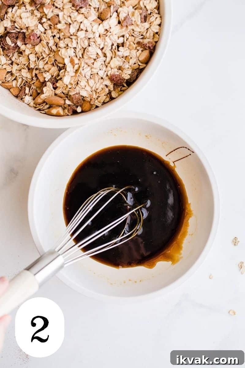 Molasses mixed with olive oil. 