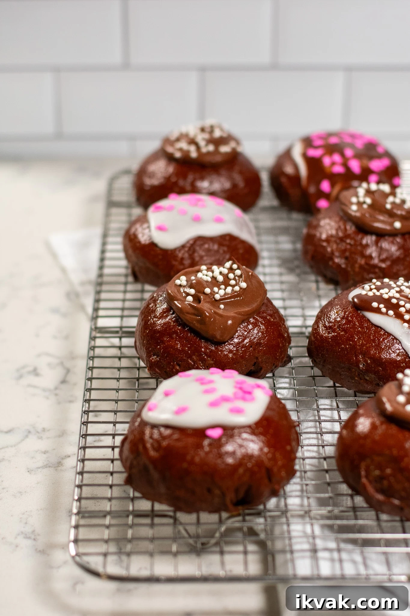 Chocolate Fastelavnsboller: How to Make Danish Carnival Buns 5 Chocolate pastry cream filled chocolate buns topped with pastry cream or icing.
