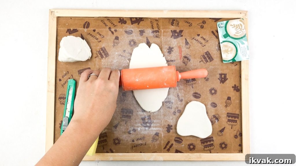 air dry clay Candle Holder