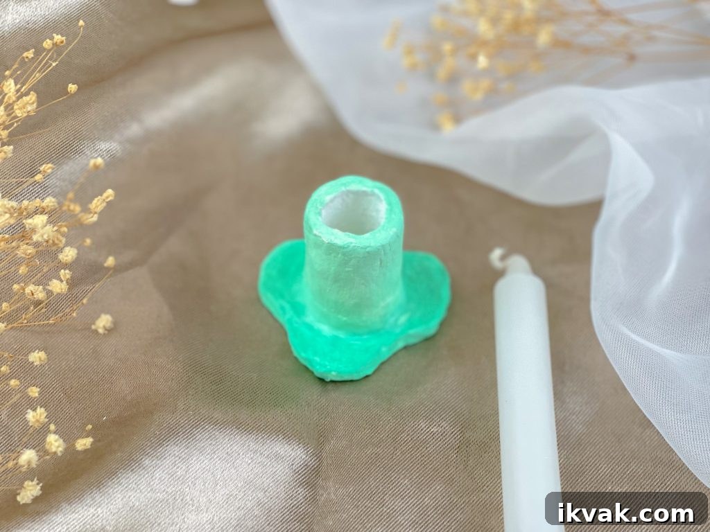 air dry clay Candle Holder