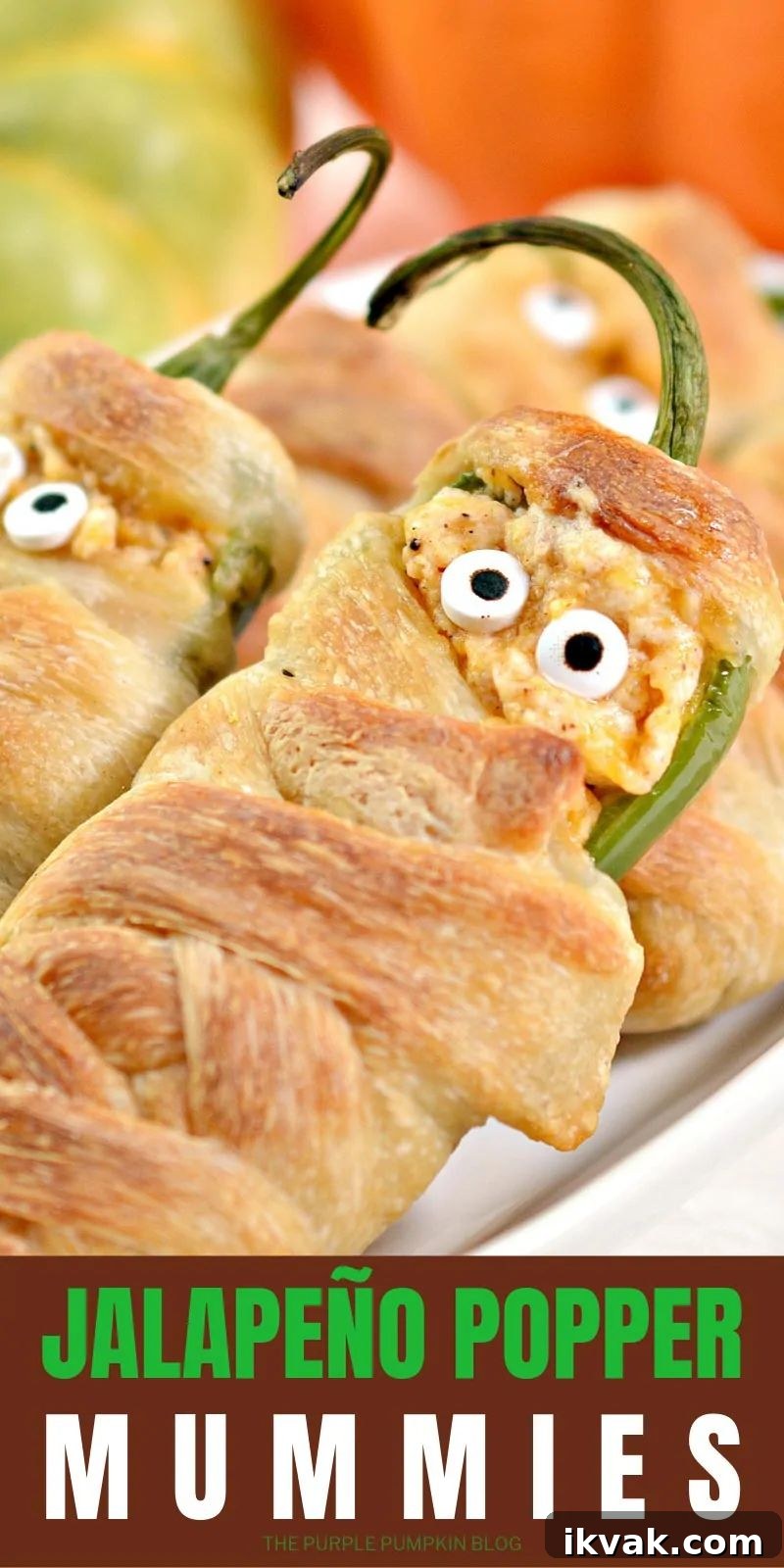 27 Spooky Halloween Appetizers Adults Will Love 19 17. Jalapeno Popper Mummies