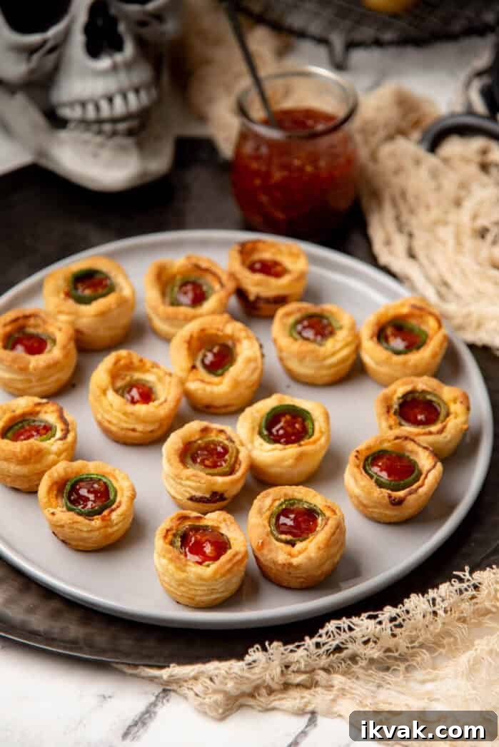 27 Spooky Halloween Appetizers Adults Will Love 26 24. Jalapeno Eyeball Tarts