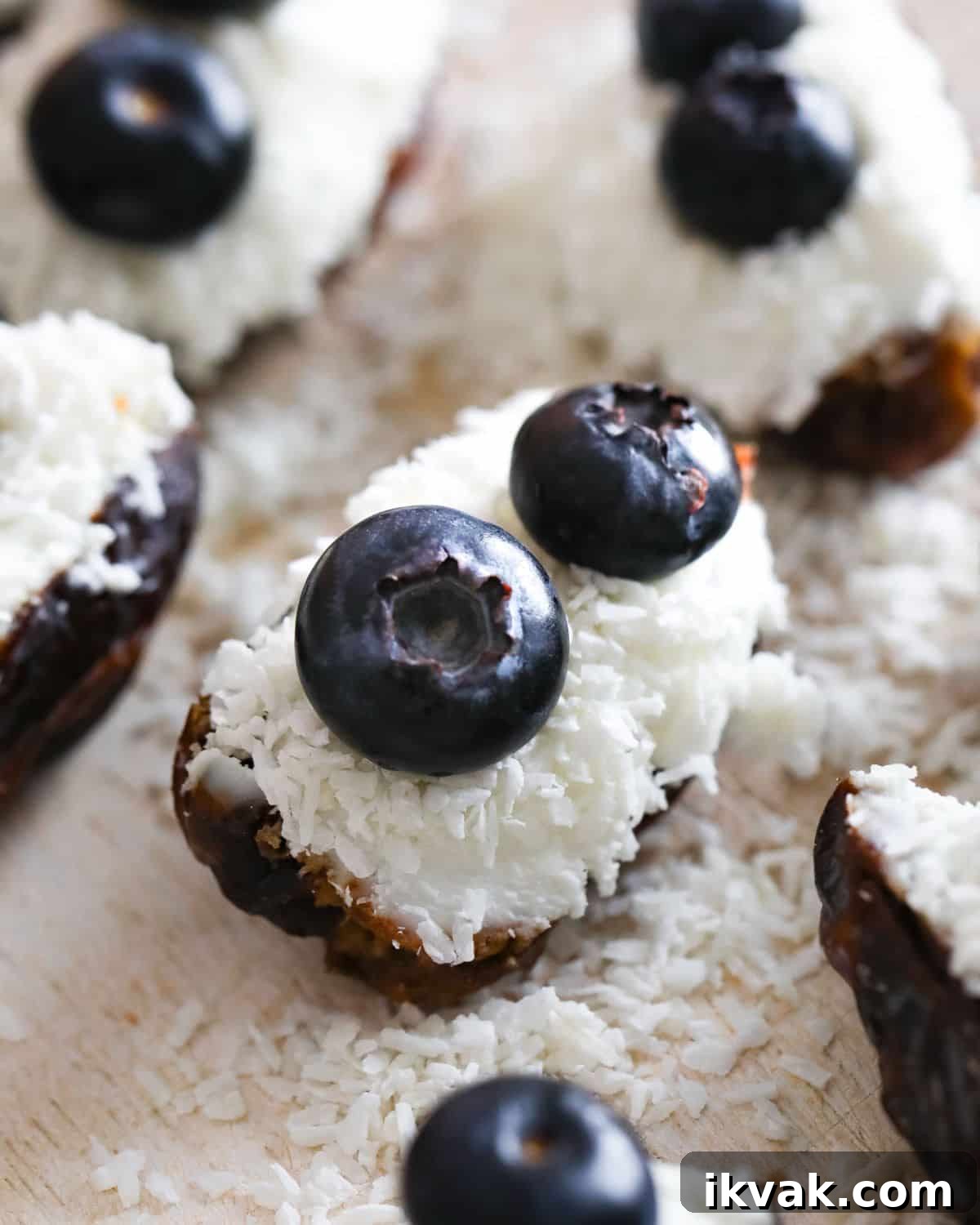 27 Spooky Halloween Appetizers Adults Will Love 4 Goat Cheese Stuffed Dates