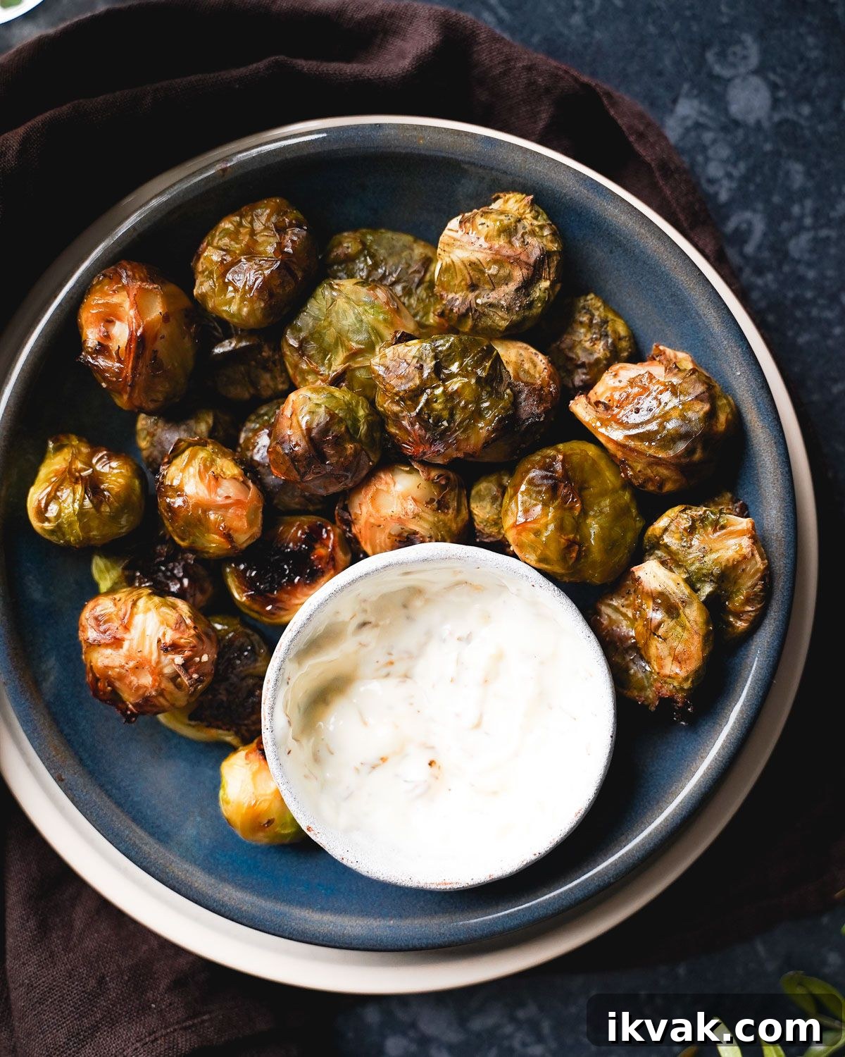 27 Spooky Halloween Appetizers Adults Will Love 7 Smashed Brussels Sprouts