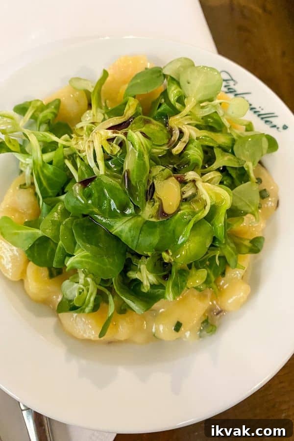 Austrian potato salad is one of the best things to eat in Vienna Austria