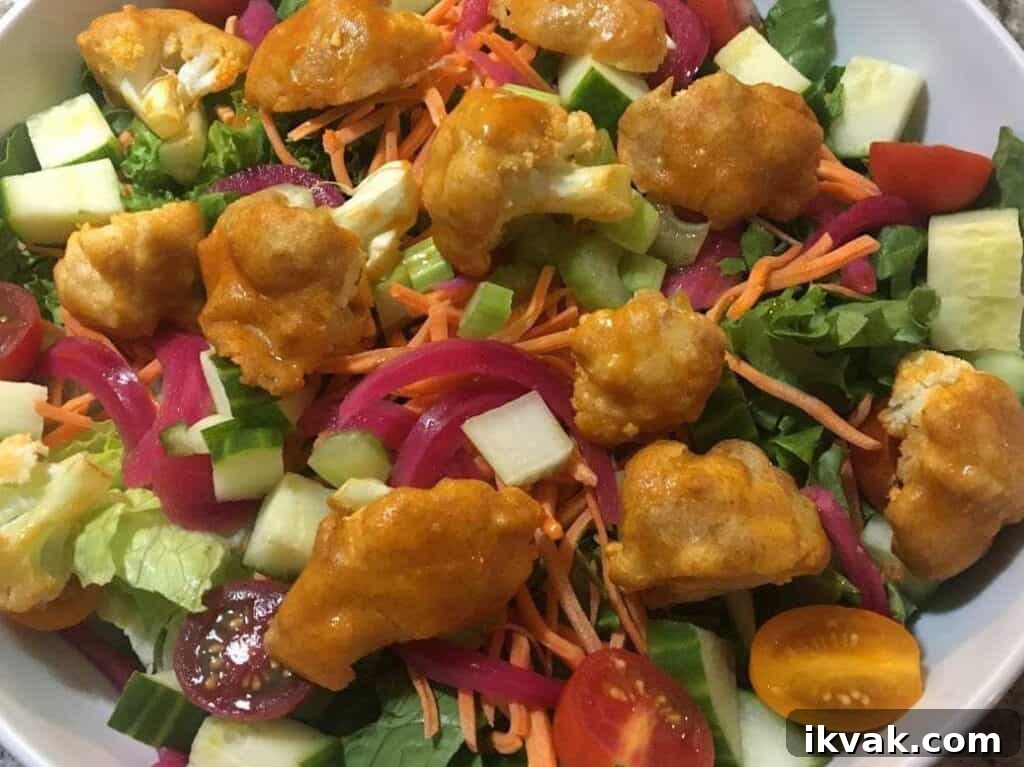 buffalo cauliflower salad recipe