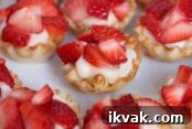 Amazing Strawberry Cheesecake Puff pastry tart