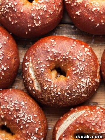 Gluten Free Pretzel Bagels are the best of both worlds. They combine the chewy, satisfying texture of my gluten free bagels with the salty, deep golden crust of my gluten free soft pretzels.