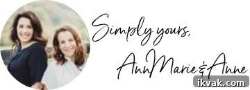 Signature for AnnMarie and Anne with headshot photo