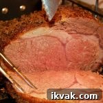 Slice of prime rib