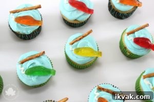 fishing cupcakes