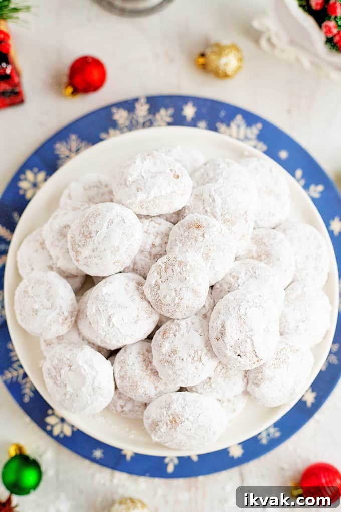Pfeffernüsse: Traditional German Christmas Spice Cookies 10 A plate of pfeffernusse cookies