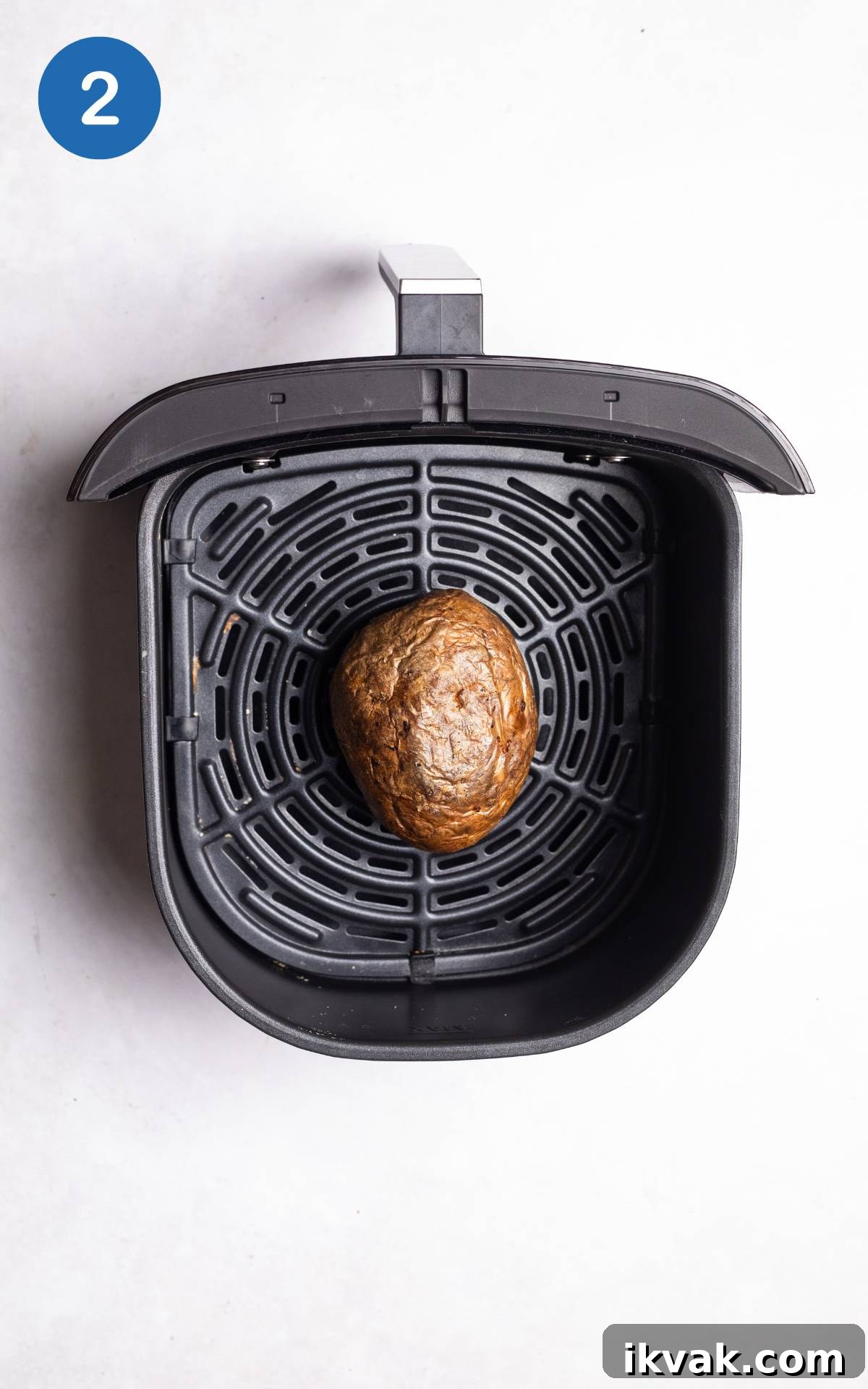 jacket potato in an air fryer.