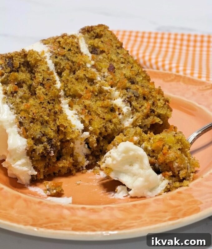 Slice of Carrot Cake