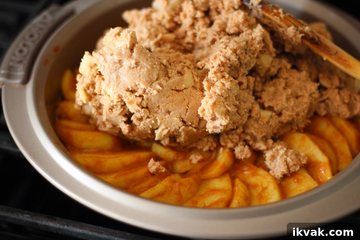 Paleo Caramel Apple Upside Down Cake (AIP) - your friends and family will love this delicious apple cake loaded with caramel! Try it this Fall! | fedandfulfilled.com