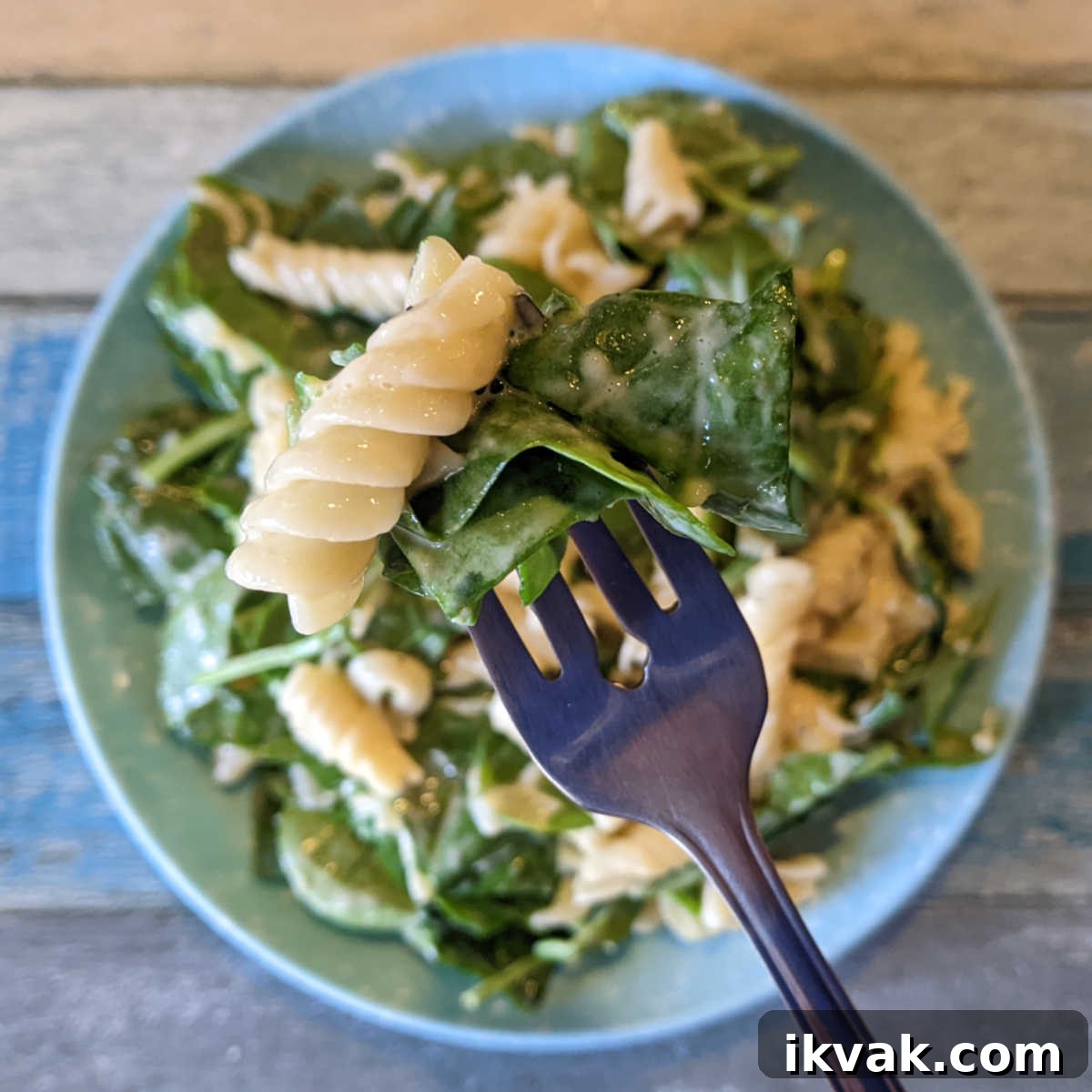 velveeta rotini on fork