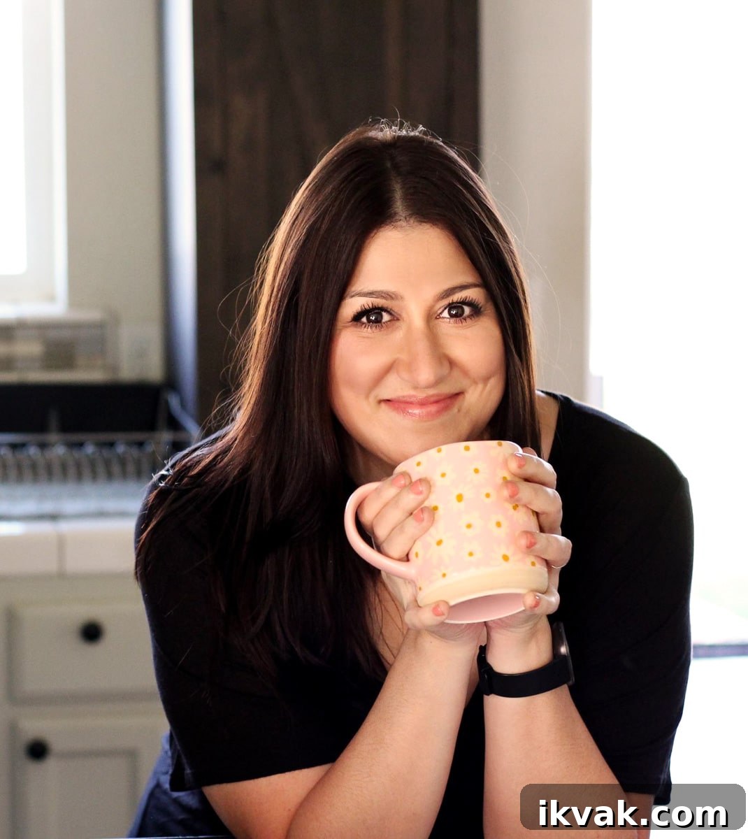 Asparagus, Ham & Goat Cheese Crustless Quiche Recipe 13 Picture of Priscilla Lawrence owner of Sprinkled with Balance.