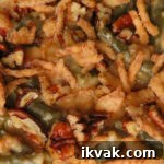 Holiday Green Bean Casserole in the Slow Cooker 3 Slow Cooker Holiday Green Bean Casserole