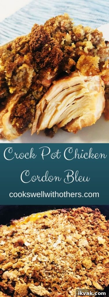 Crock Pot Chicken Cordon Bleu