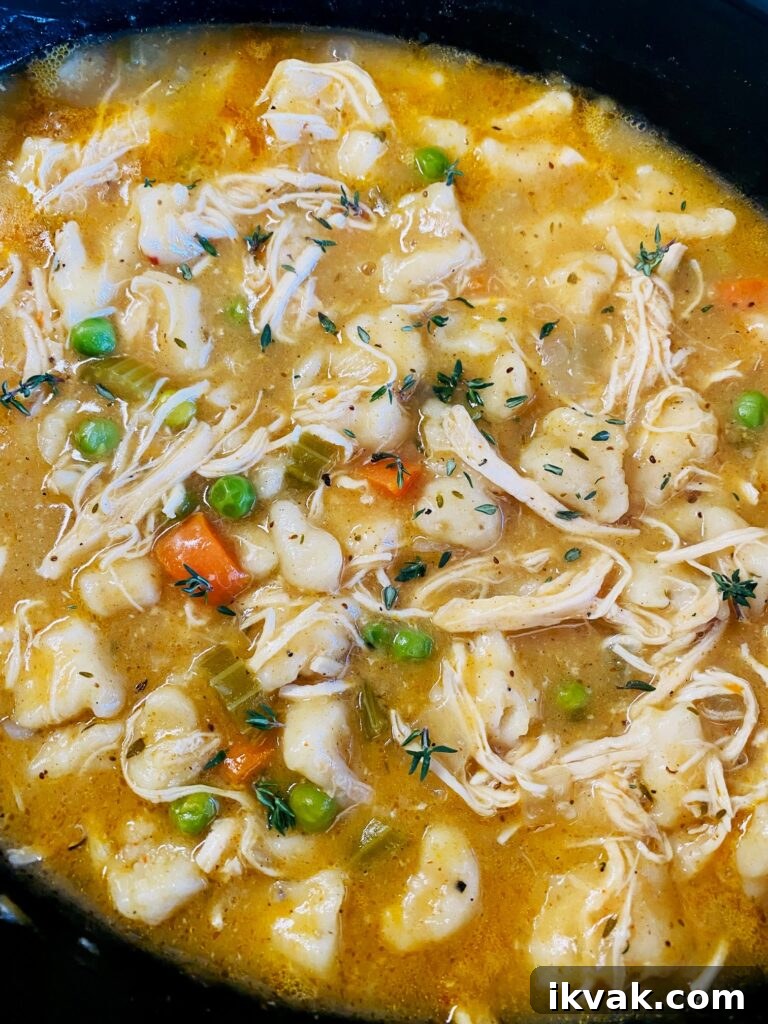 Slow Cooker Chicken and Dumplings