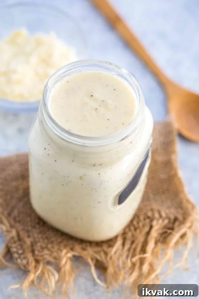 Creamy Homemade Alfredo Sauce Recipe for Pasta Night 2 Homemade alfredo sauce in a jar