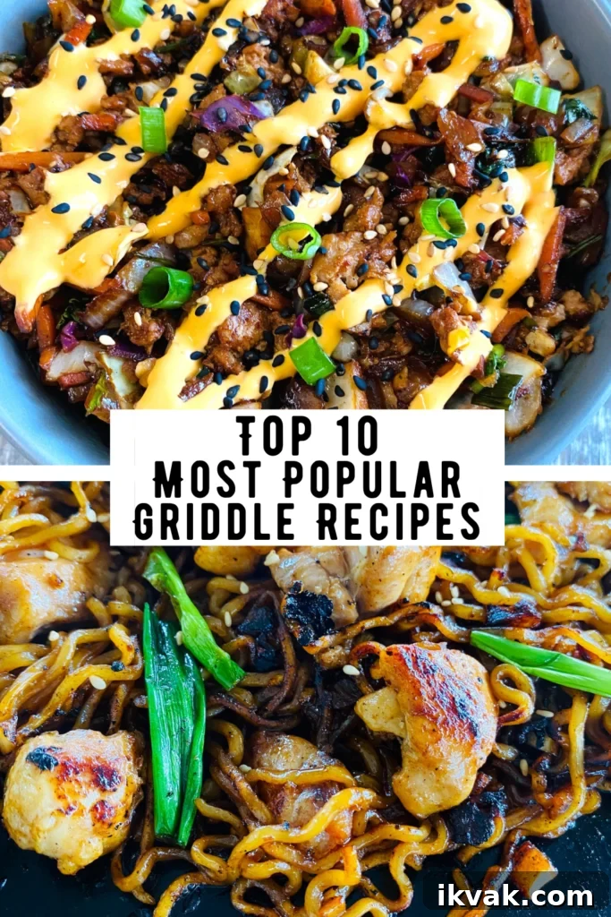 Top 10 Most Popular Griddle Recipes