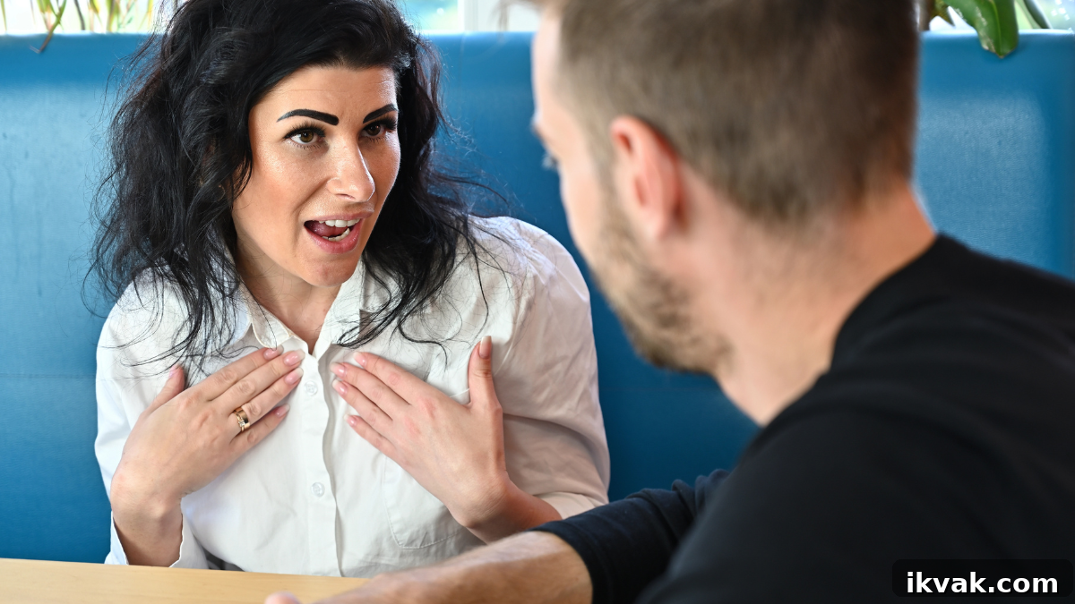 woman talking