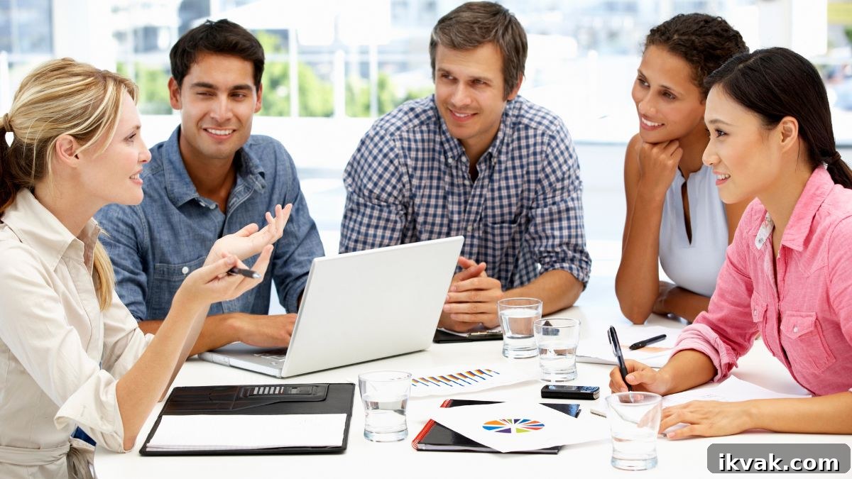 group working together