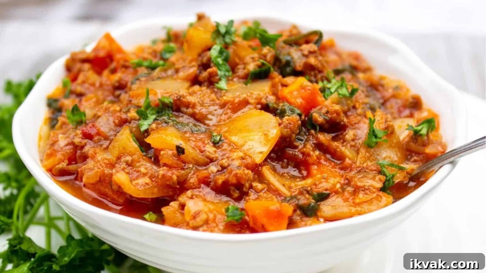 Unstuffed Cabbage Rolls