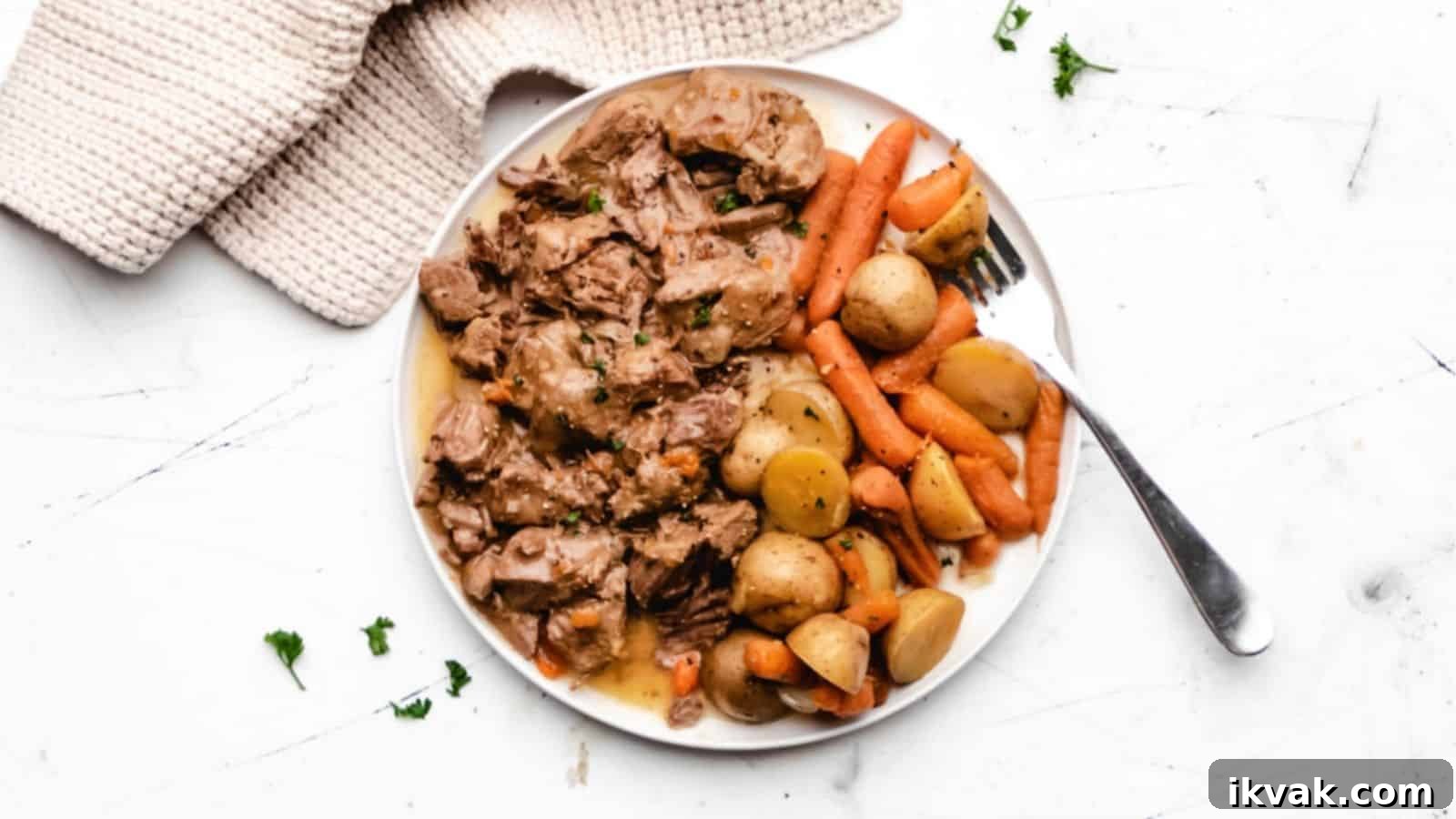 Instant Pot Ranch Beef Tips with Carrots and Potatoes