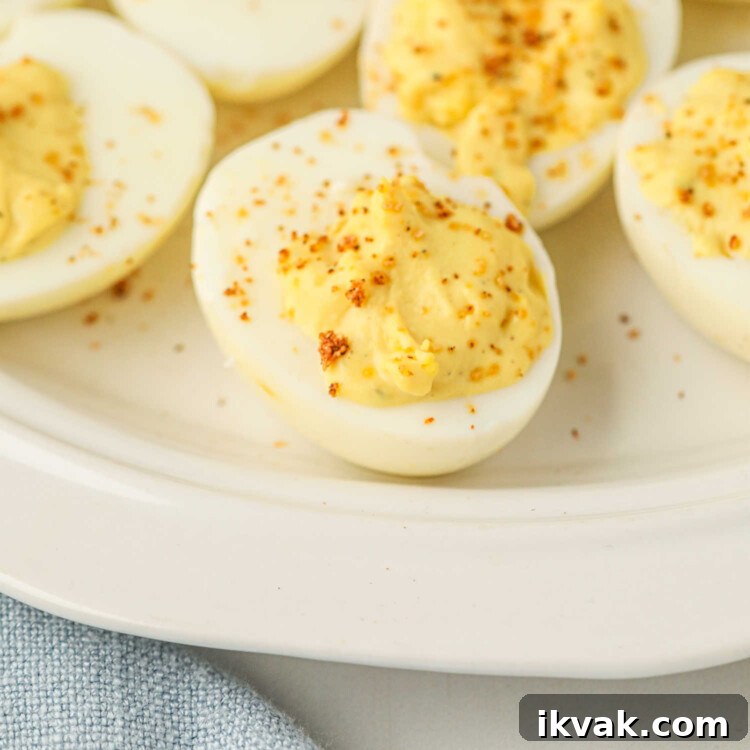 Smoked Deviled Eggs Square Image