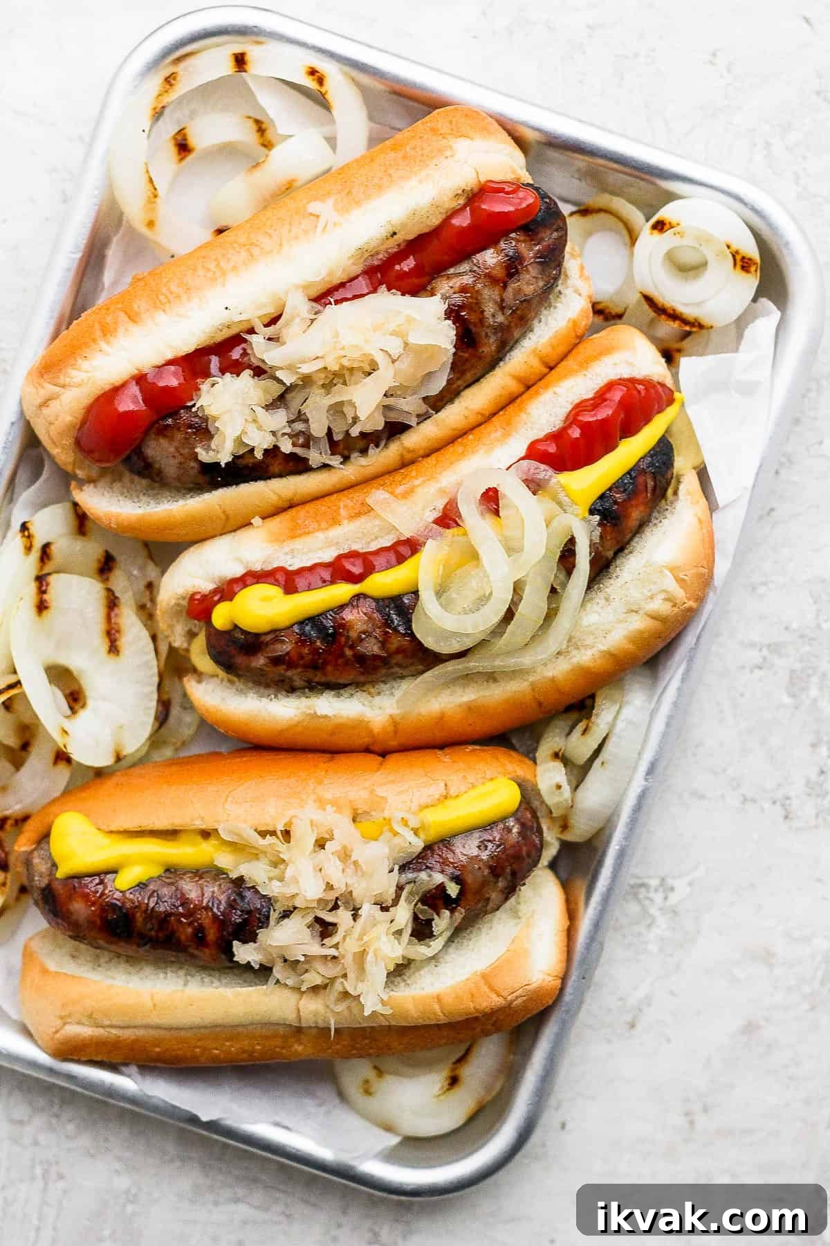 How to easily grill brats.