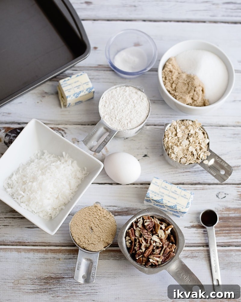 Oatmeal Cake with Coconut-Pecan Frosting Recipe 4 Oatmeal Cake Ingredients