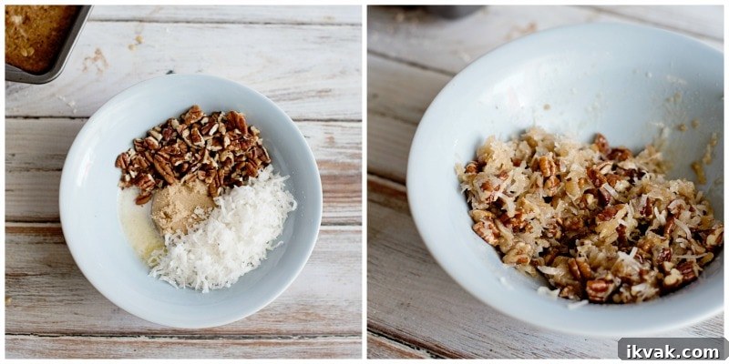 Oatmeal Cake with Coconut-Pecan Frosting Recipe 8 Coconut Pecan Frosting