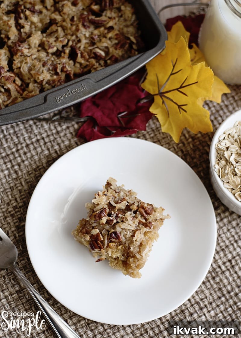 Oatmeal Cake with Coconut-Pecan Frosting Recipe 10 Oatmeal Cake with Pecan Frosting Recipe