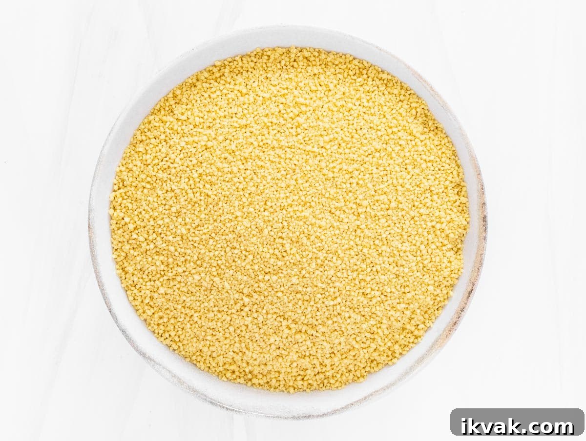 traditional dry couscous