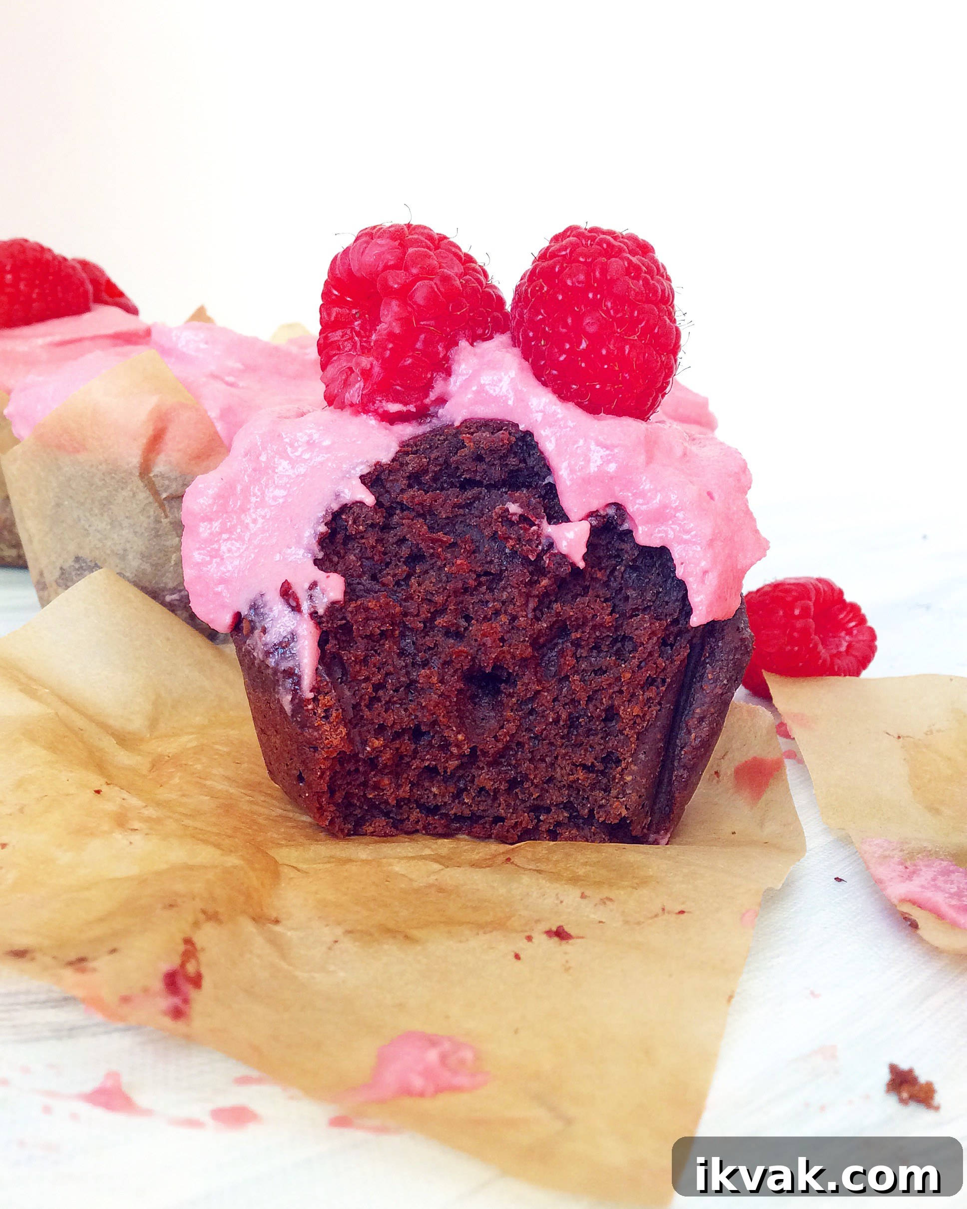 Small Batch Chocolate Beet Cupcakes with Cream Cheese Frosting