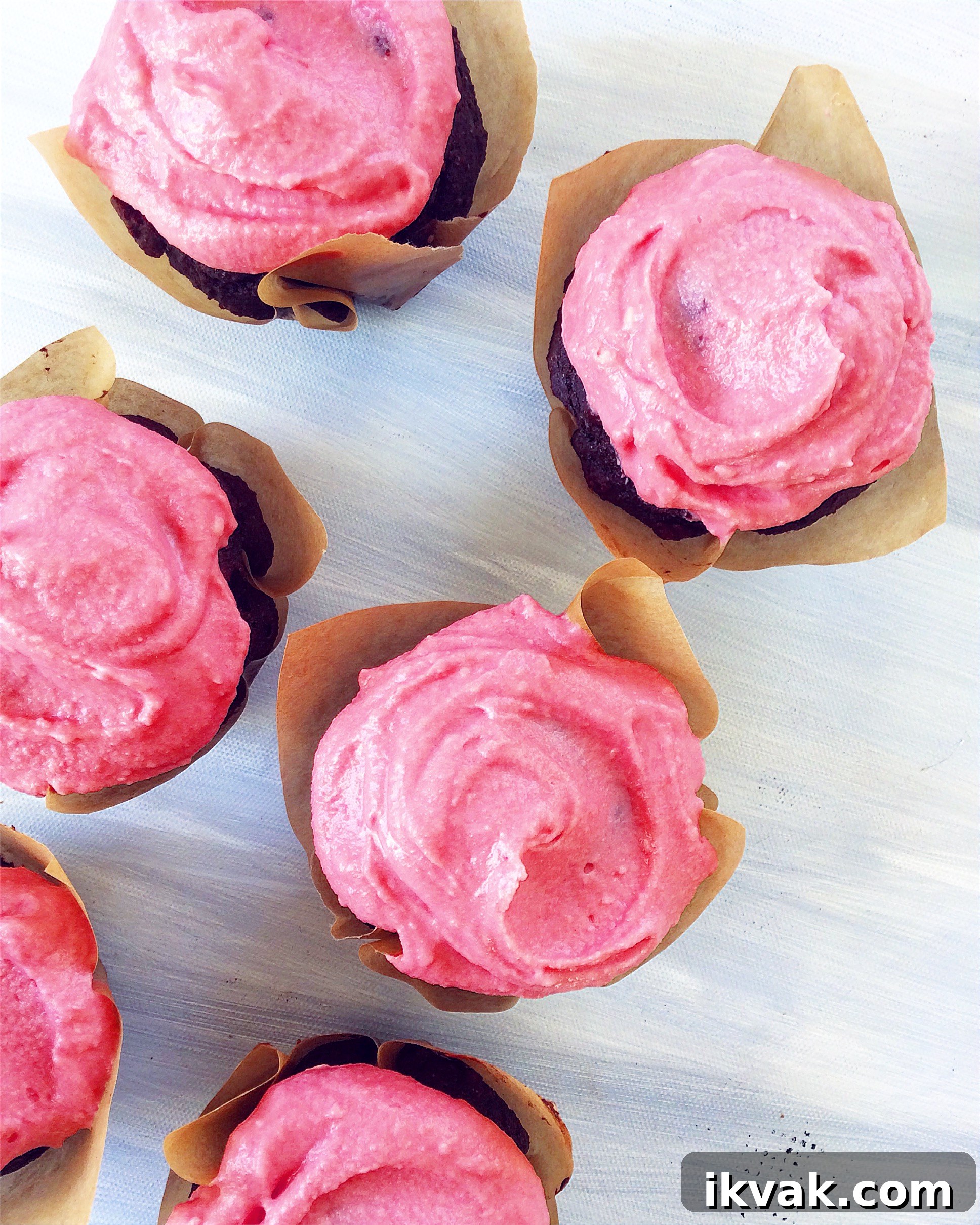 Small Batch Chocolate Beet Cupcakes with Cream Cheese Frosting