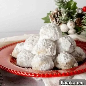 Chocolate Chip Snowball Cookies featured image.