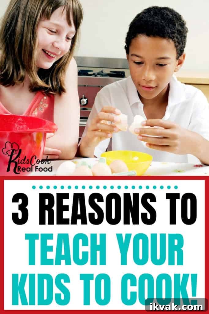 3 reasons to teach your kids to cook