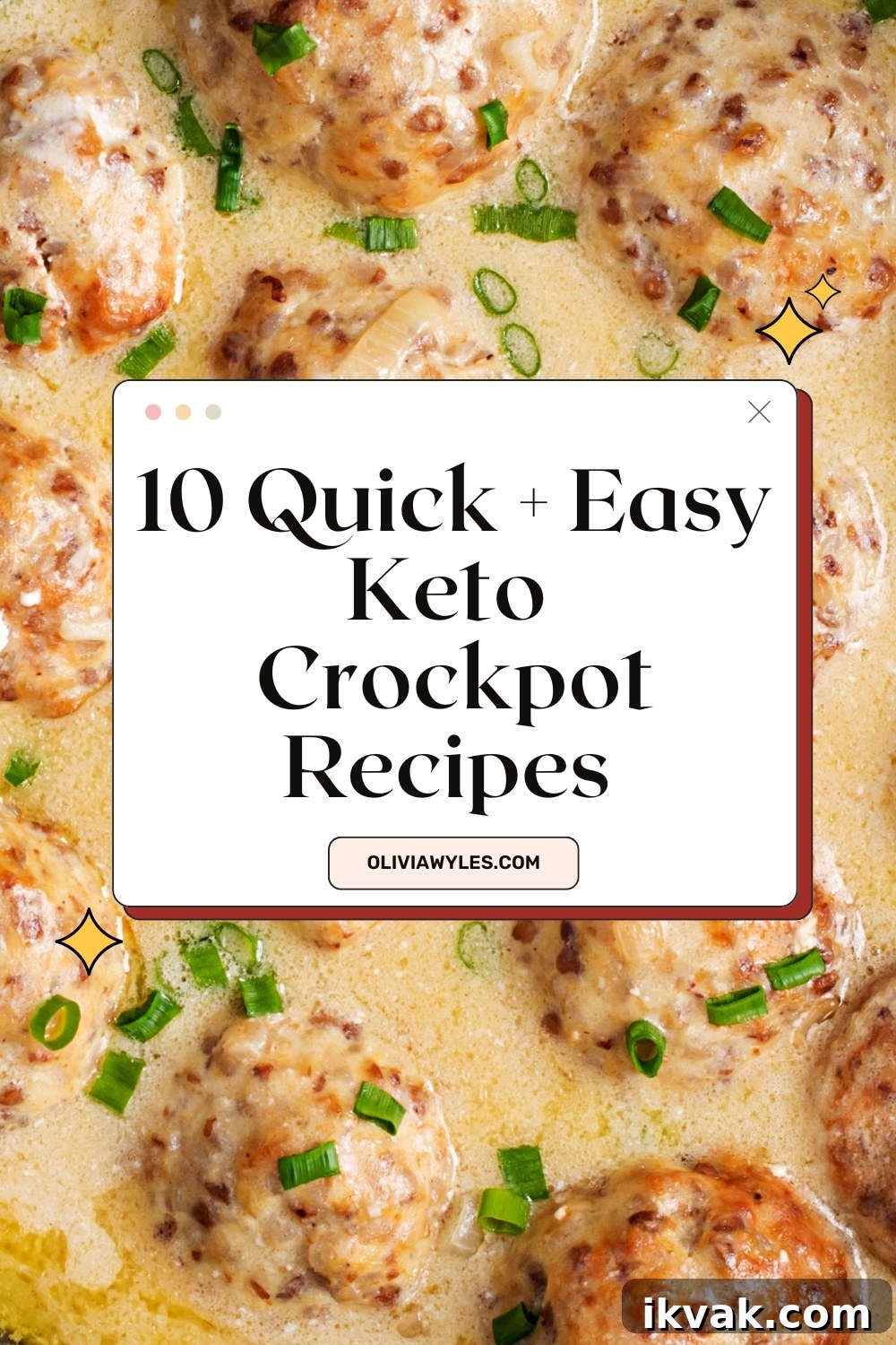 Keto Crockpot Recipes Pinterest Image